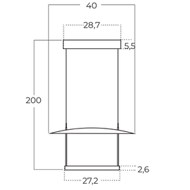 Lampa wisząca Portofino 42 Azzardo AZ5636