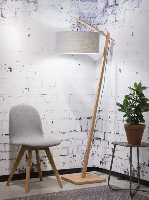 Lampa podłogowa Andes jasna szarość GOOD&MOJO