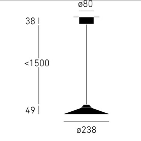 Oprawa wisząca Mika 24 TRIAC Chors