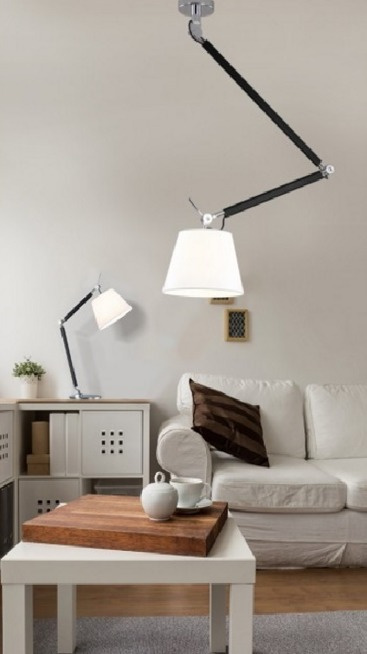 Lampa wisząca Zyta S MD2300-S PEN WH Azzardo biała