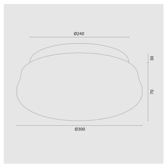 Plafon OMBRA 6142 złoty Argon