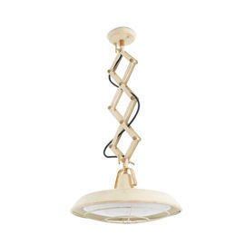 Lampa wisząca Plac LED postarzana biel Faro 66213