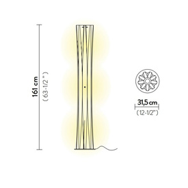 Lampa podłogowa Bach SLAMP