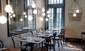 Lampa wisząca Cotton 500 srebrna Cleoni