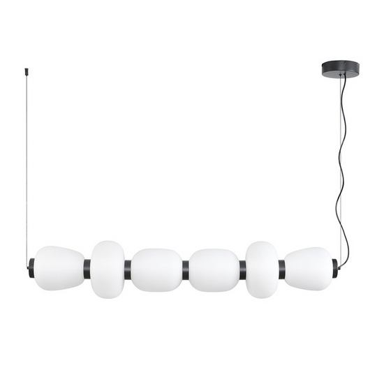 Lampa wisząca BRILLA-6 LED biało-czarna 125 cm Step into design