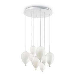 Lampa wisząca CLOWN SP8 BIANCO 100883 IDEAL LUX