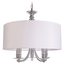 Lampa wisząca Abu Dhabi biała Cosmo Light P05406CH-WH