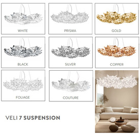 Lampa wisząca Veli 7 Silver Slamp - do wyczerpania zapasów