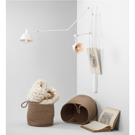 Podwójny kinkiet Aida 814D biały ALDEX