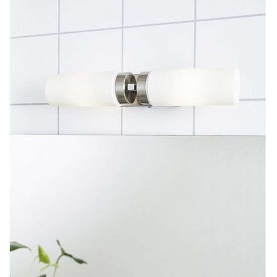 Kinkiet łazienkowy Stella 2L stalowy IP44 Markslojd