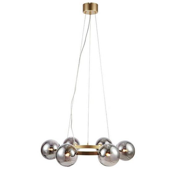 Lampa wisząca CIRCLE 6L złota Markslojd