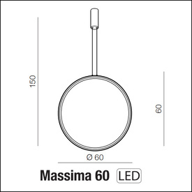 Lampa wisząca Massima 60 Azzardo AZ5256