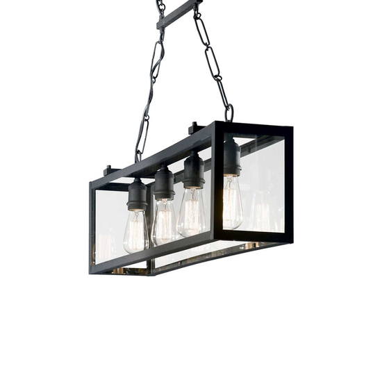 LAMPA WISZĄCA IGOR SP4 CZARNA 092942 IDEAL LUX