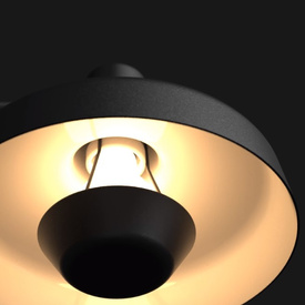 Kinkiet Wall Short czarny Arigato Grupa A-R-WS