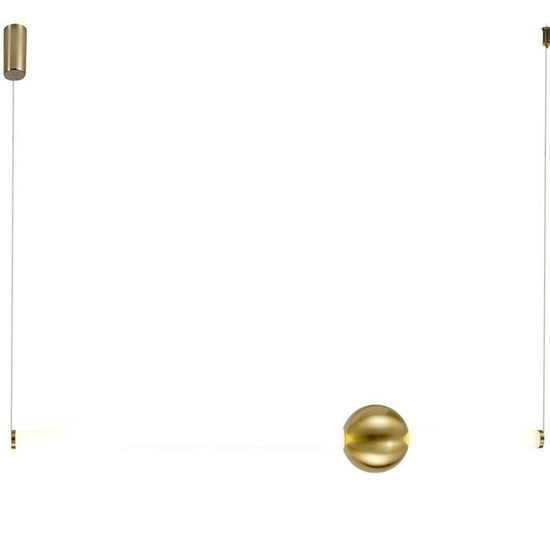 Lampa wisząca O-LINE LED  mosiądz