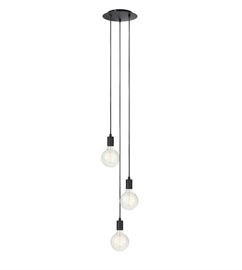 Lampa wisząca SKY 3 okrągła Markslojd 106334 czarna