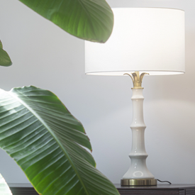 Lampa stołowa LOBOC T01019BR-WH