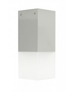Plafon zewnętrzny srebrny CUBE CB-S AL