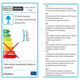 Oprawa do szynoprzewodu Mone Nero Track OPEN DESIGN HIGHLIGHTS