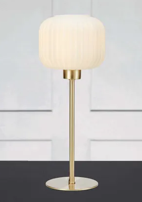Lampa stojąca SOBER Small 1L Brushed Brass/White