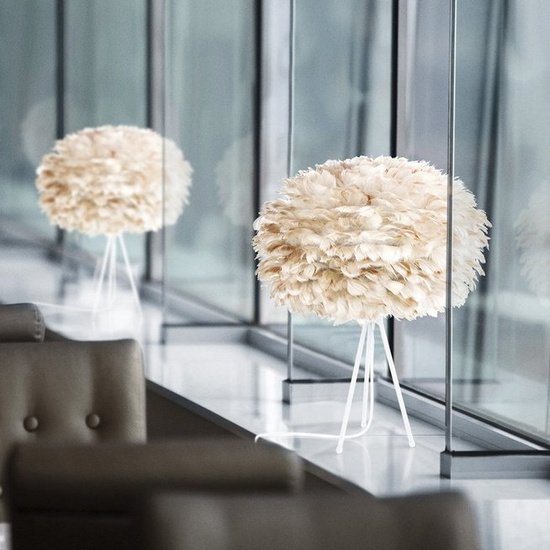 Lampa stołowa tripod EOS mini jasny brąz UMAGE