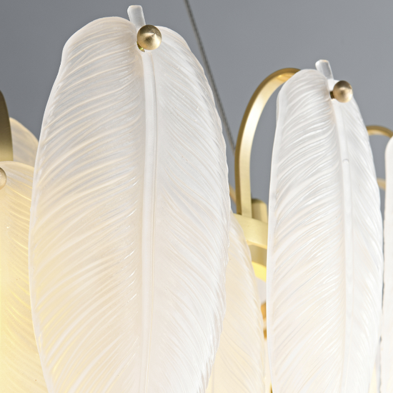 Lampa wisząca Piuma biała 60