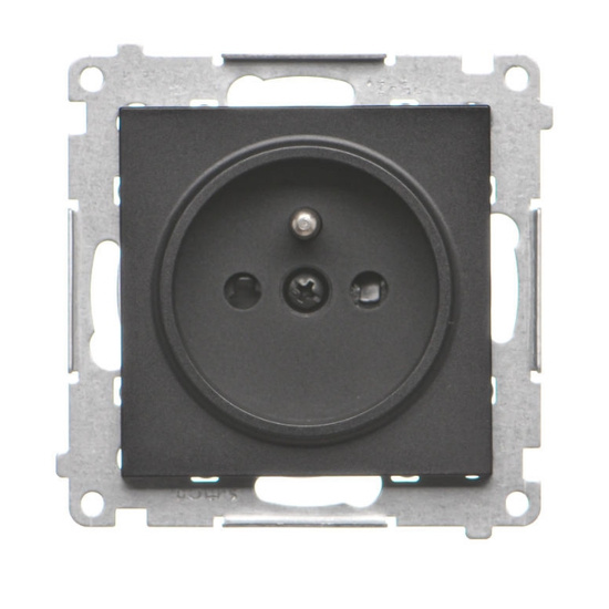 Gniazdo wtyczkowe pojedyncze z uziemieniem Simon 55 TGZ1CZ.01/149