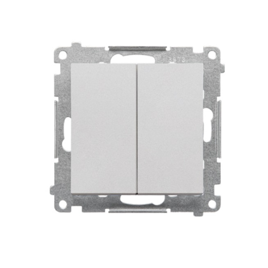 Łącznik jednobiegunowy + dwubiegunowy LED Simon 55 