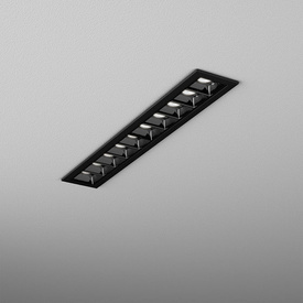 RAFTER points 28 LED trim wpuszczany L940 37° odbłyśnik czarny AQFORM