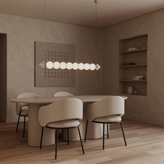 Lampa wisząca SOKO starzone złoto C1335/8 Aromas