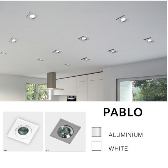 Wpust sufitowy PABLO Aluminium IP54 Azzardo