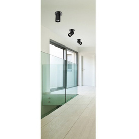 Reflektor do zabudowy z ruchomym źródłem światła Luna Black Azzardo