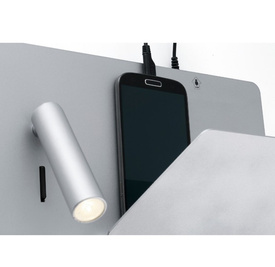 Kinkiet nad łóżko z portem USB prawy Suau Faro 62123