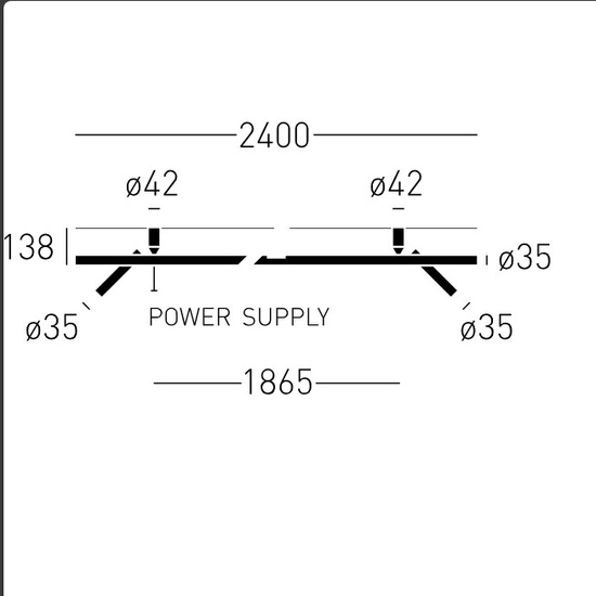 Kinkiet Backlight+ 240 K N Chors