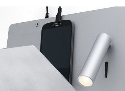 Kinkiet nad łóżko z portem USB lewy Suau Faro 62125