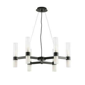 Lampa wisząca CANDELA-6 czarna 70 cm Step into design 