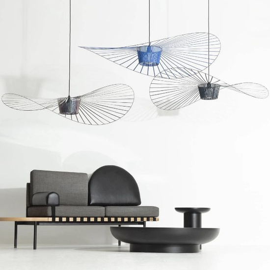 LAMPA WISZĄCA VERTIGO KOBALTOWA - 140 cm
