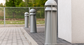 Słupek ogrodowy Narvik Norlys art 557 grafit