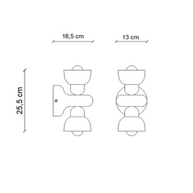 Kinkiet BERIMBAU C2601 Ferroluce