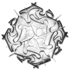 Plafon Veli Slamp black medium