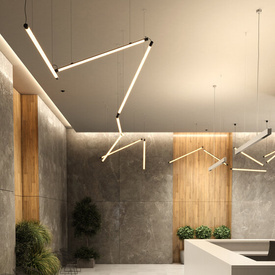 PIPER system LED zwieszany - lampa modułowa 130 cm