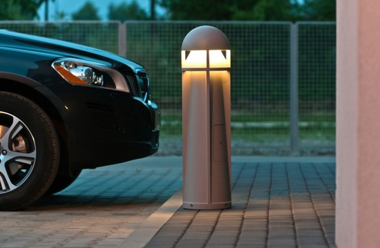 Słupek ogrodowy Narvik Norlys art 557 grafit