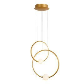 Lampa wisząca Lozanna złota PND-20112035-2B-GD Italux