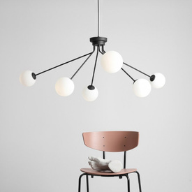Lampa wisząca Holm 6 1082K1 czarna