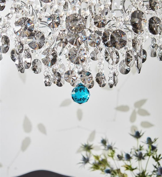 Żyrandol kryształowy HIDDEN GEM Markslojd 107416 chrom