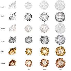 Plafon Veli złoty medium Slamp