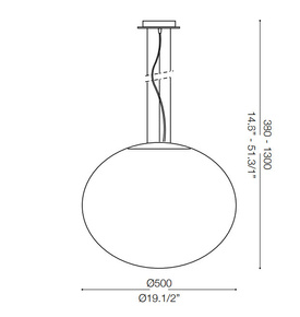 LAMPA WISZĄCA CANDY SP1 D50 086743 IDEAL LUX