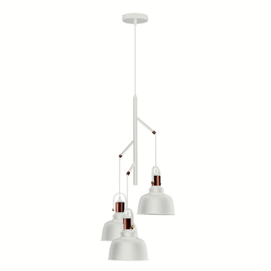 LAMPA WISZĄCA DARLING GLASS 3 WHITE Azzardo