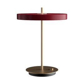 Lampa stołowa Asteria czerwona UMAGE