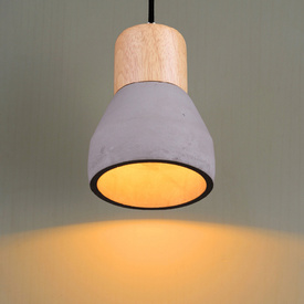 Lampa wisząca CONCRETE szary beton 12 cm